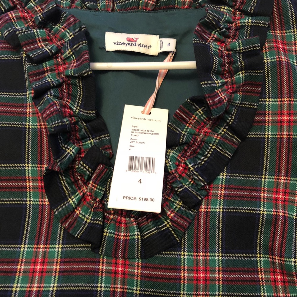 NWT Vineyard Vines plaid dress